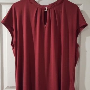 Liz Claiborne Women's Burgundy Blouse